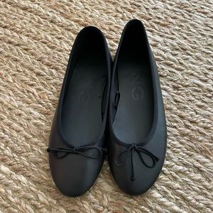 Mango Black Brand New Ballet Flats